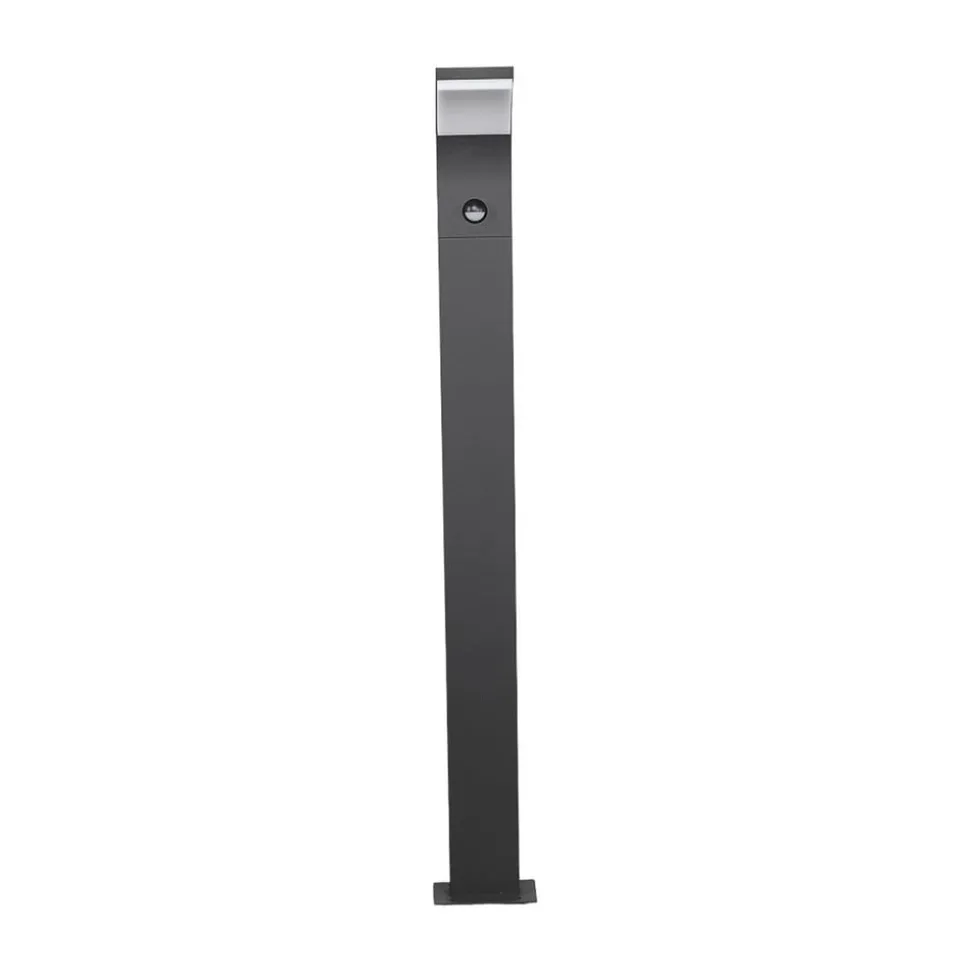 Lucande Timm LED-vejlampe, sensor, 100 cm, antracit, IP54