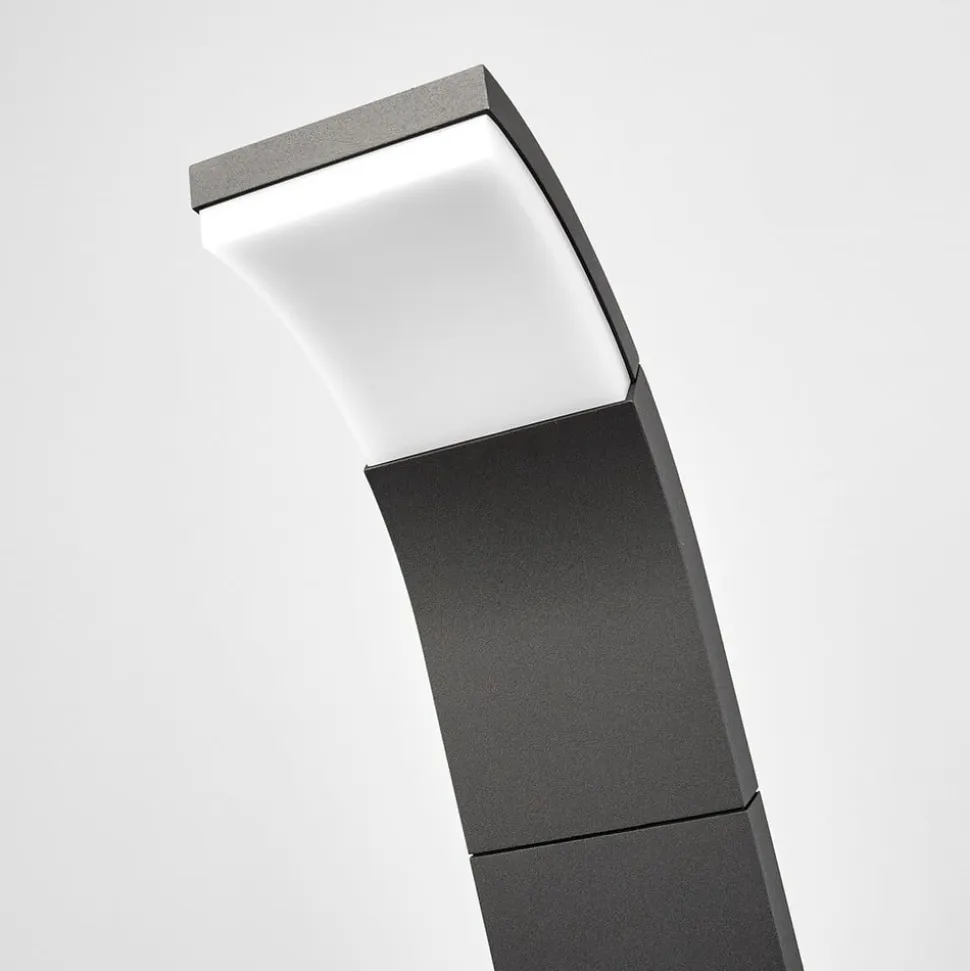 Lucande Timm LED-vejlampe, 60 cm, antracit, metal, IP54
