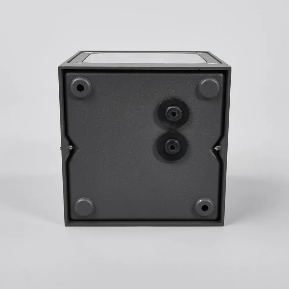Lucande udendørs LED-væglampe Merjem, 12 cm, ned, IP54
