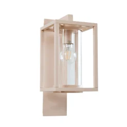 Lucande udendørs væglampe Ferda, pendel, beige, IP44