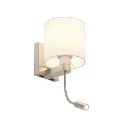 Lucande væglampe Brinja, 45 cm, drejelig, læselampe, E27