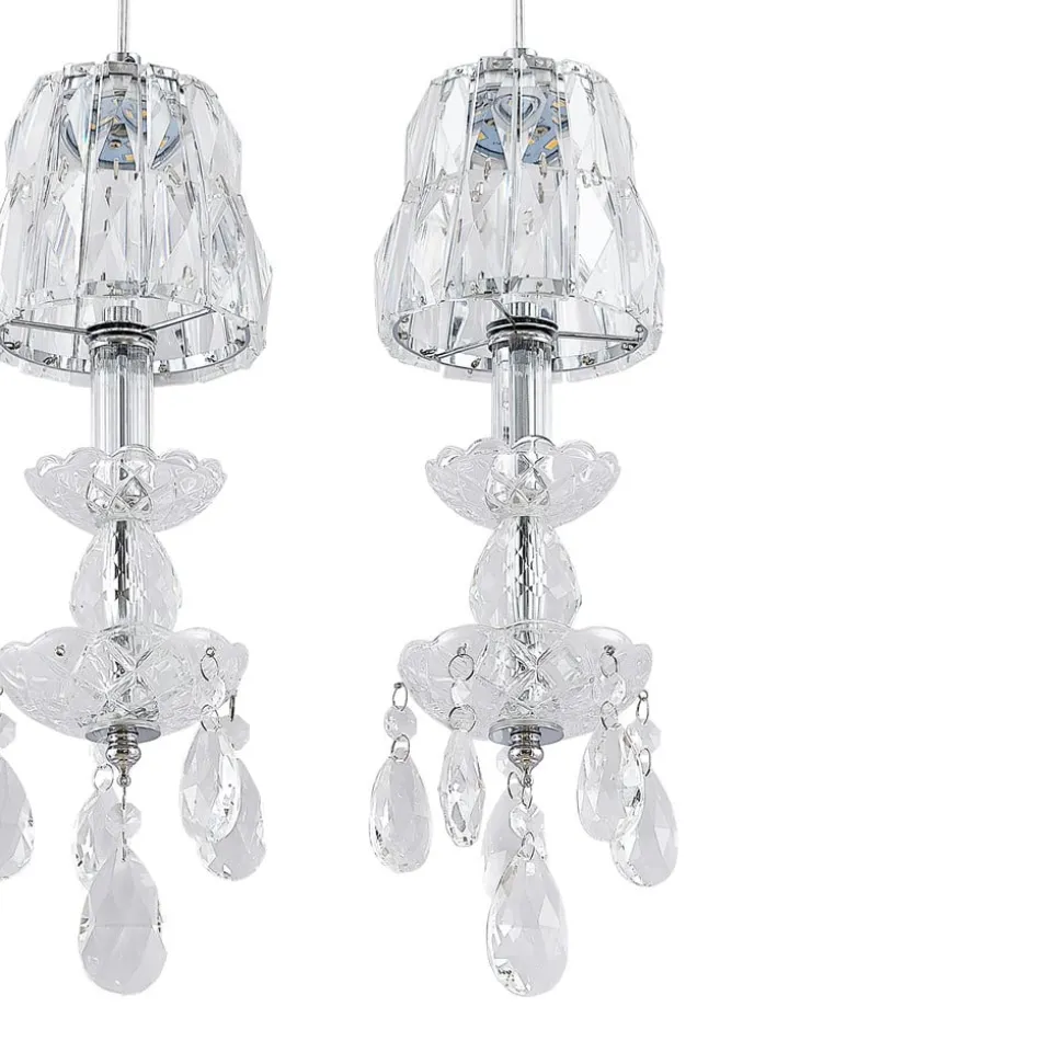 Lucande Yasanie LED-pendellampe, 5 lyskilder, rund