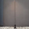Luceplan LED-vejlampe Flia, 75 cm høj, sort, plast