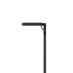Luceplan LED-vejlampe Flia, 3 lyskilder, sort, plast