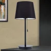 Ludwig bordlampe med USB-port, sort