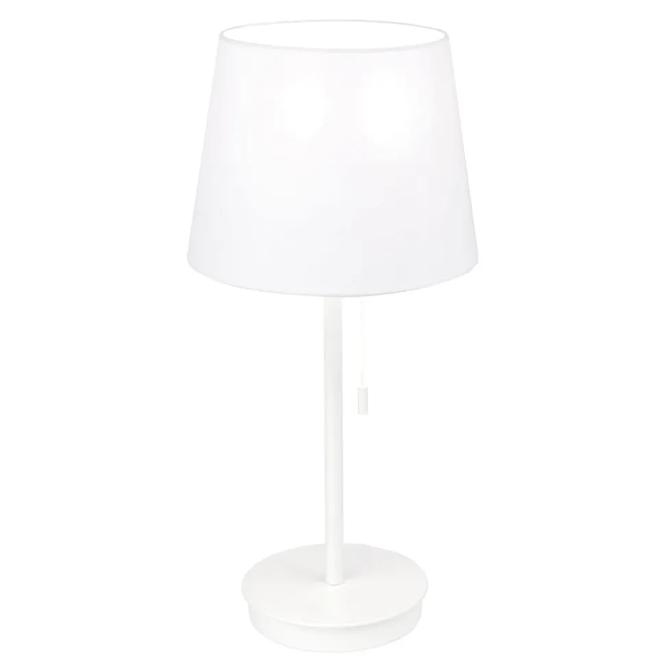 Ludwig bordlampe med USB-port, hvid