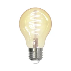 LUUMR LED-pære, E27 A60 4,9W, smart, klar, ravfarvet