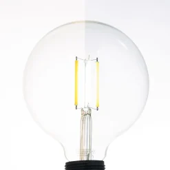 LUUMR LED-pære, E27 G125 7W, klar, smart