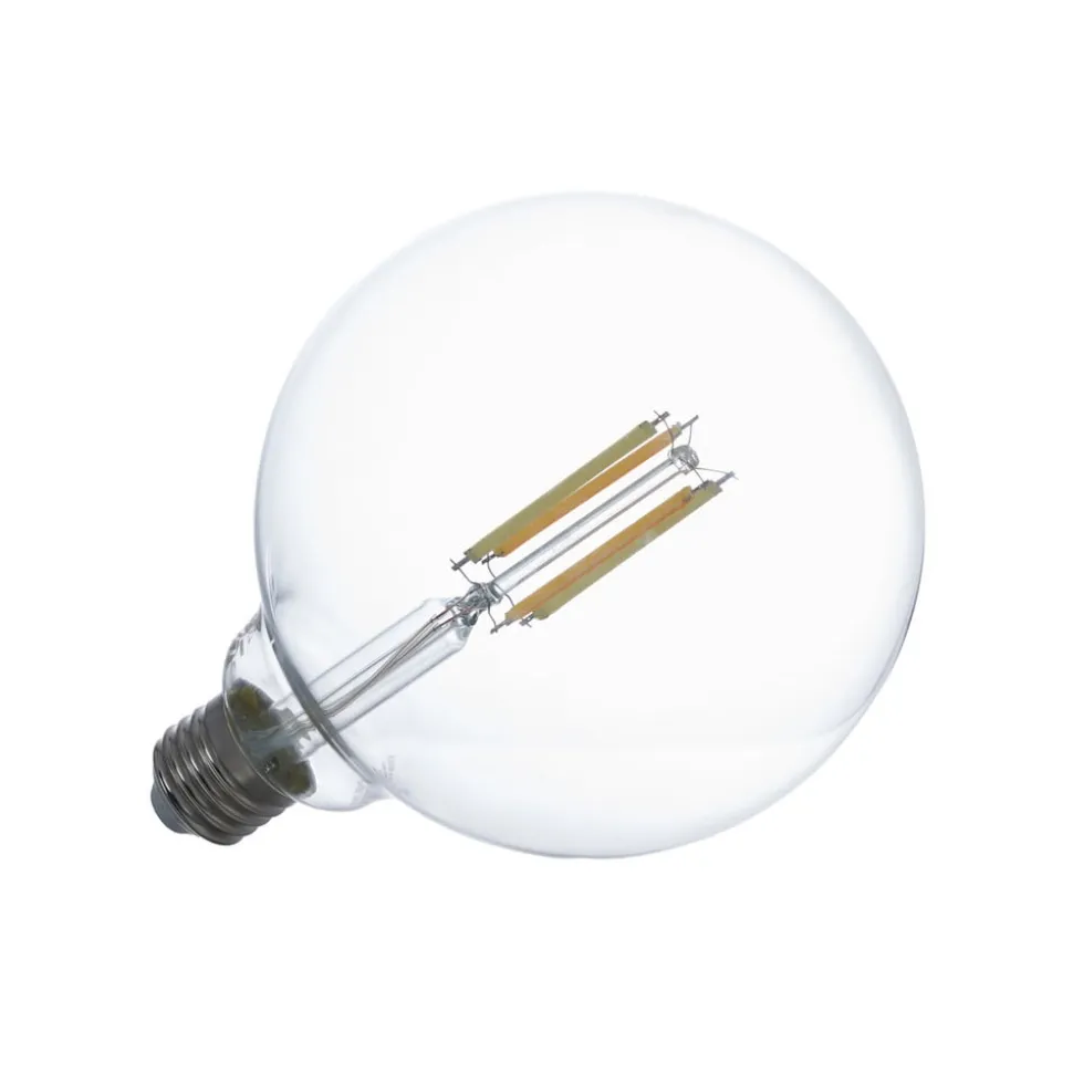 LUUMR LED-pære, E27 G125 7W, klar, smart