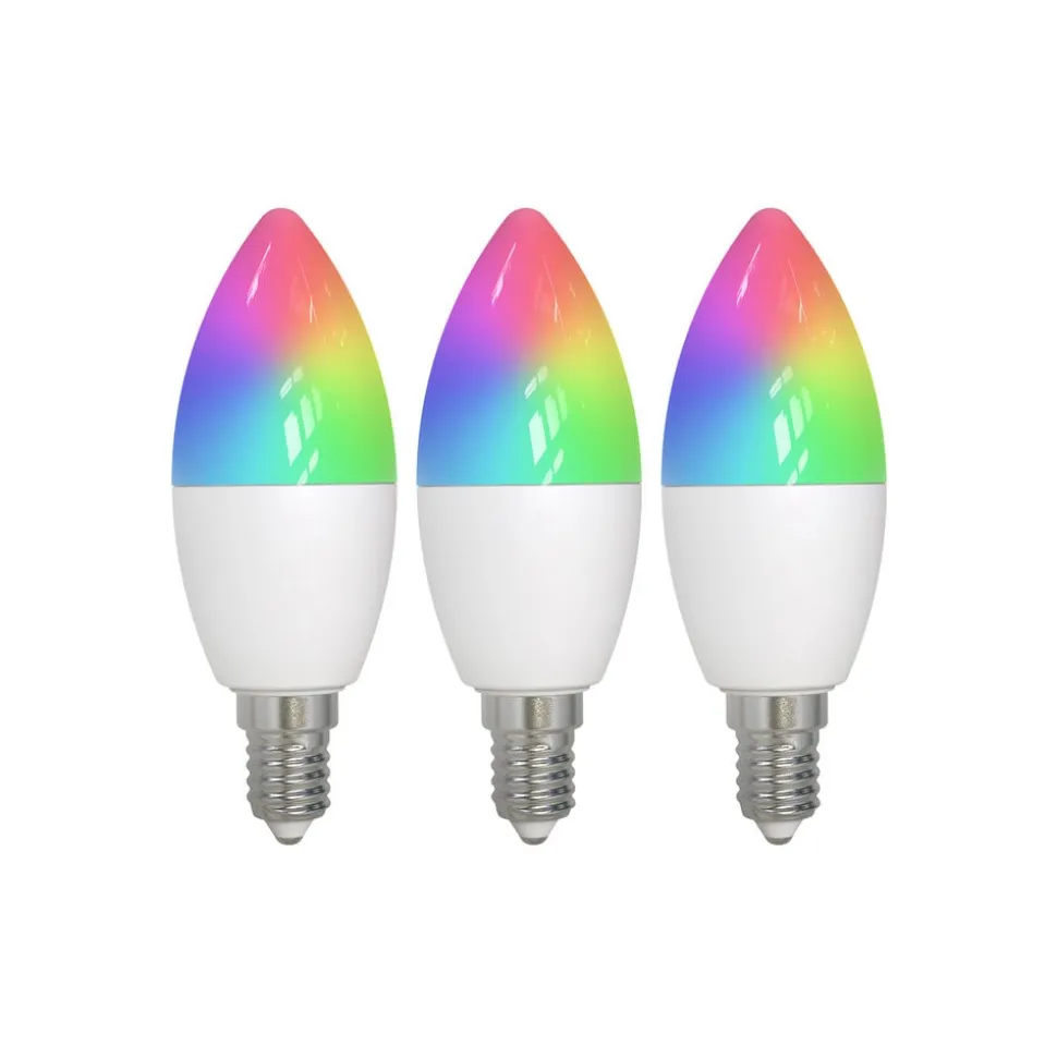 LUUMR Smart E14 4,9W CCT RGB ZigBee Tuya Hue 3-delt