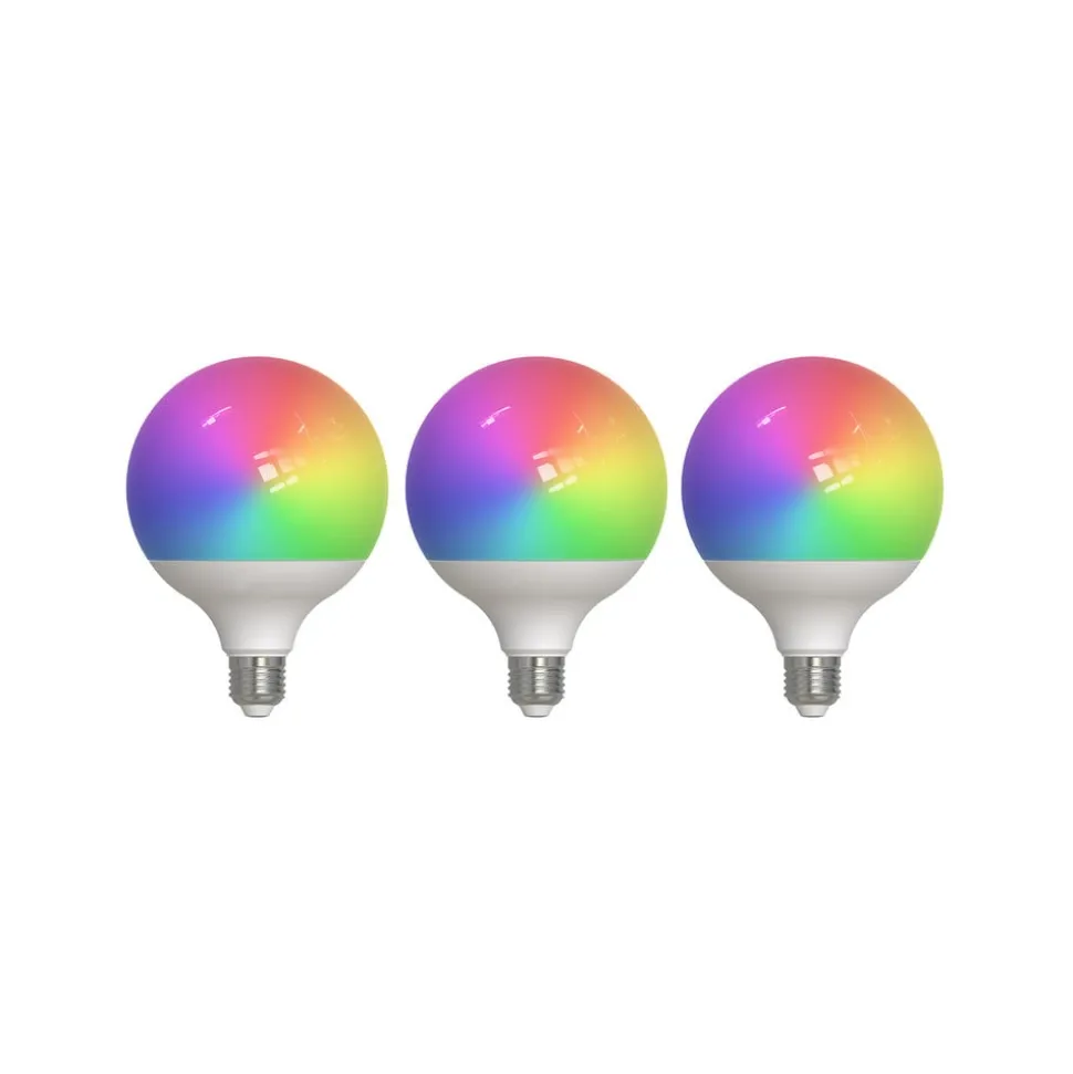 LUUMR Smart LED, 3, E27, G125, 9W, RGBW, CCT, mat, Tuya