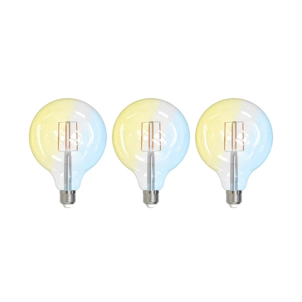 LUUMR Smart LED E27 G125 7W ZigBee Philips Hue sæt med 3 stk