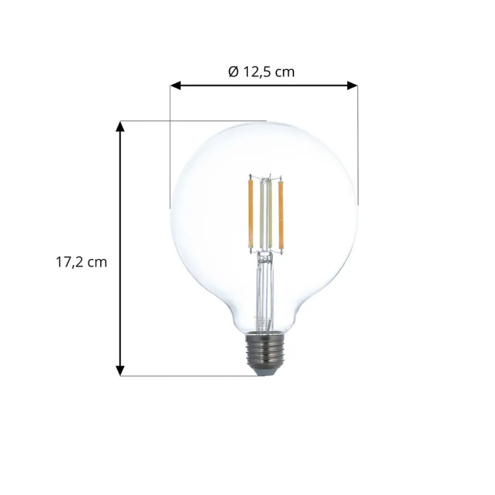 LUUMR Smart LED E27 G125 7W ZigBee Philips Hue sæt med 3 stk