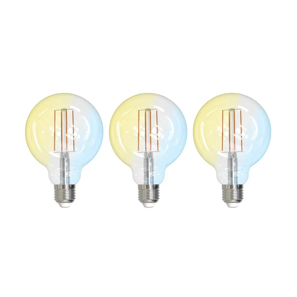 LUUMR Smart LED E27 G95 7W ZigBee Philips Hue sæt med 3 stk