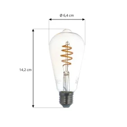 LUUMR Smart LED E27 ST64 4,9W klar ZigBee Philips Hue