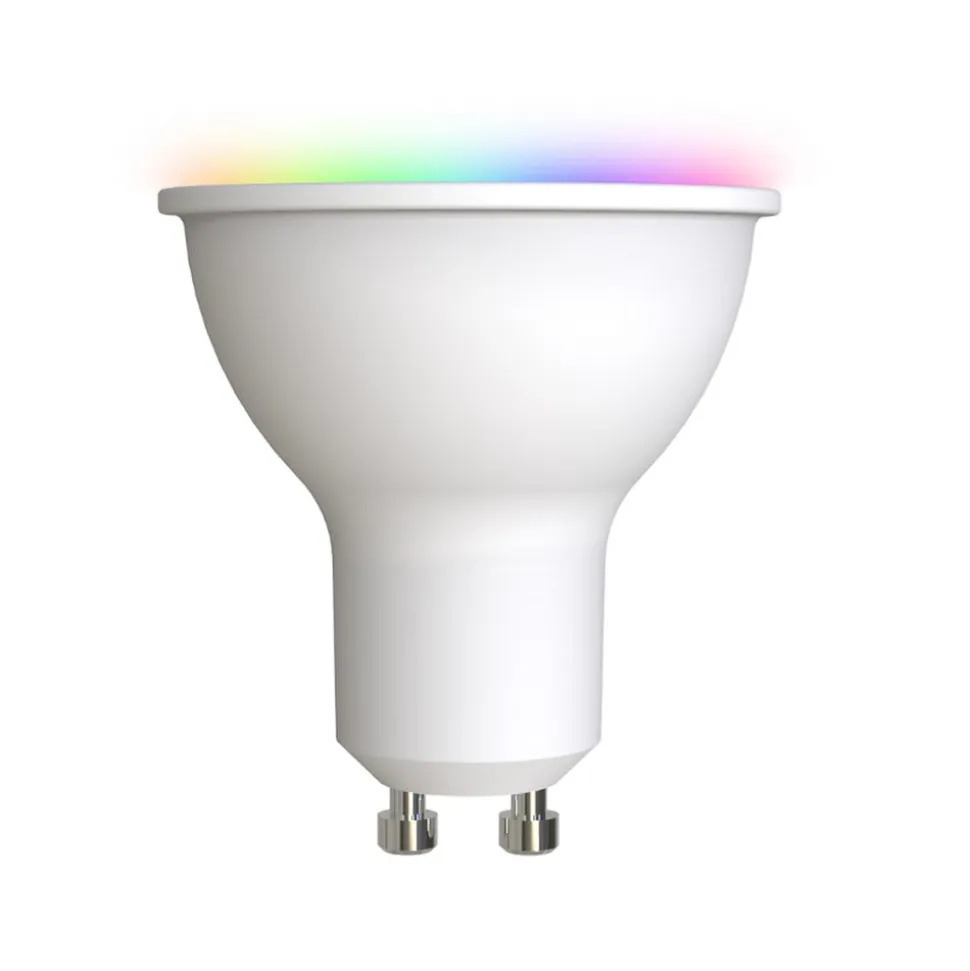 LUUMR Smart LED GU10 plast 4,7W RGBW CCT Tuya opal sæt med 3 stk