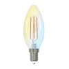 LUUMR Smart LED-kertepære klar E14 4,2W Tuya WLAN CCT
