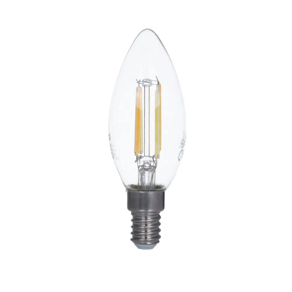 LUUMR Smart LED-kertepære klar E14 4,2W Tuya WLAN CCT