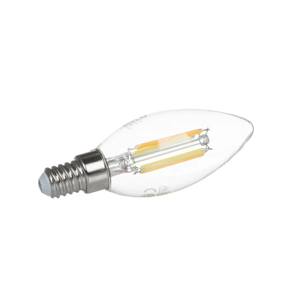 LUUMR Smart LED-kertepære klar E14 4,2W Tuya WLAN CCT