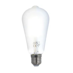LUUMR Smart LED-pære, 3 stk, E27, ST64, 7W, mat, Tuya