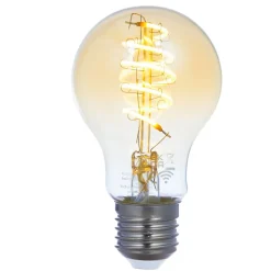 LUUMR Smart LED-pære A60 E27 ravfarvet 4,9 W Tuya WLAN
