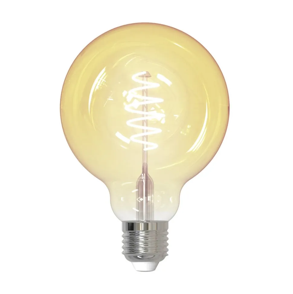 LUUMR Smart LED-pære G95 E27 ravfarvet 4,9 W Tuya WLAN