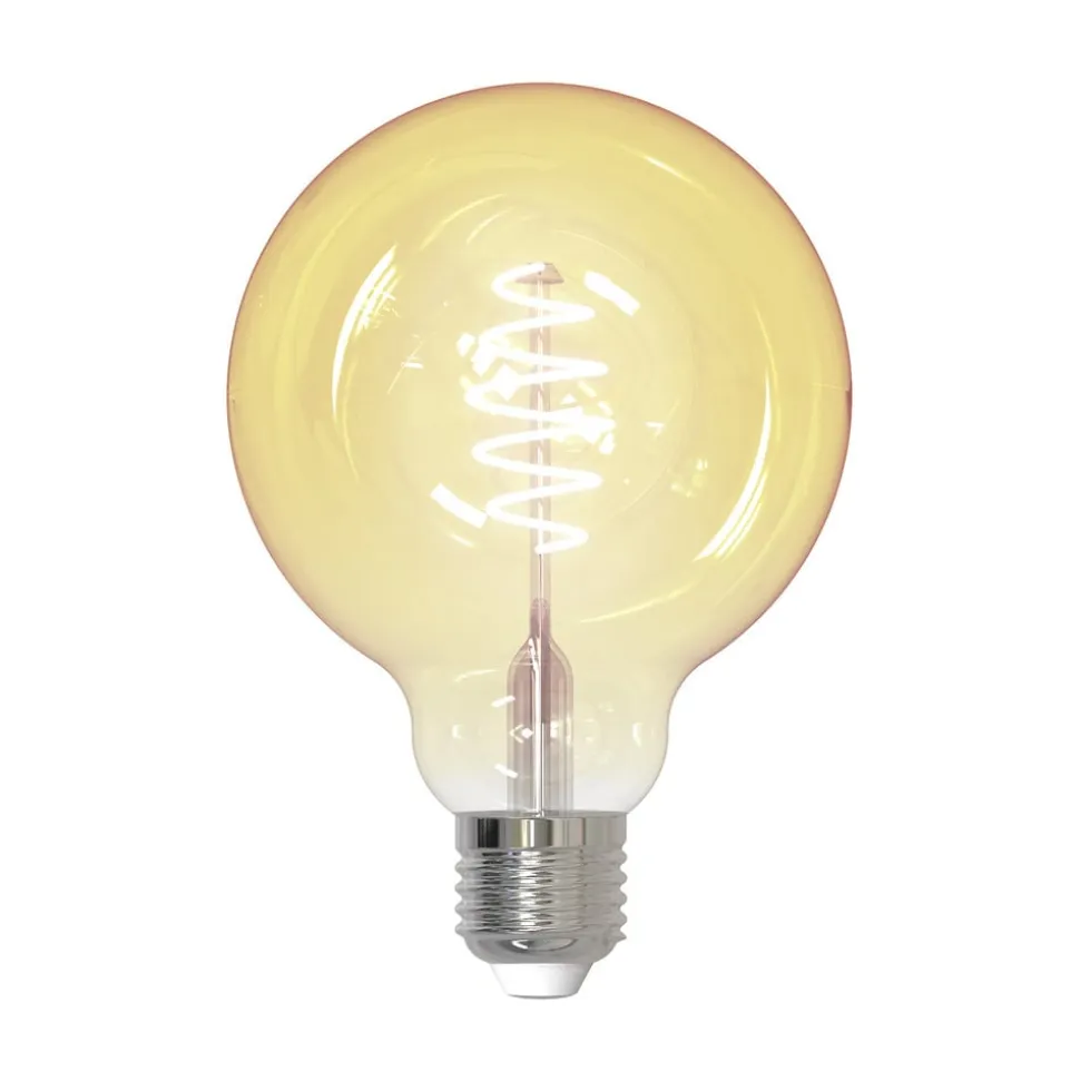 LUUMR Smart LED-pære G95 E27 ravfarvet 4,9 W Tuya WLAN