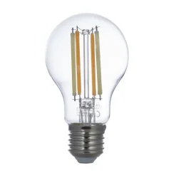LUUMR Smart LED-pære klar E27 A60 7W Tuya WLAN CCT