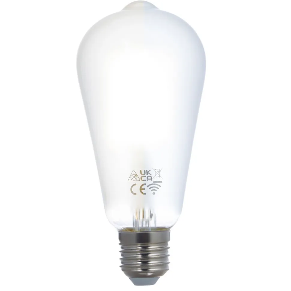 LUUMR Smart LED-pære mat E27 ST64 7W Tuya WLAN CCT