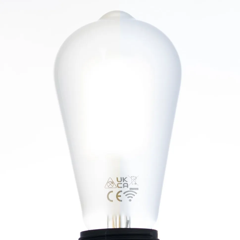 LUUMR Smart LED-pære mat E27 ST64 7W Tuya WLAN CCT