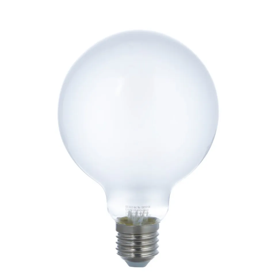 LUUMR Smart LED-pære mat E27 G95 7W Tuya WLAN CCT