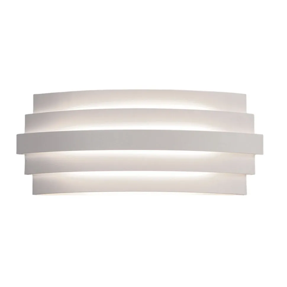 Luxur LED-væglampe, hvid