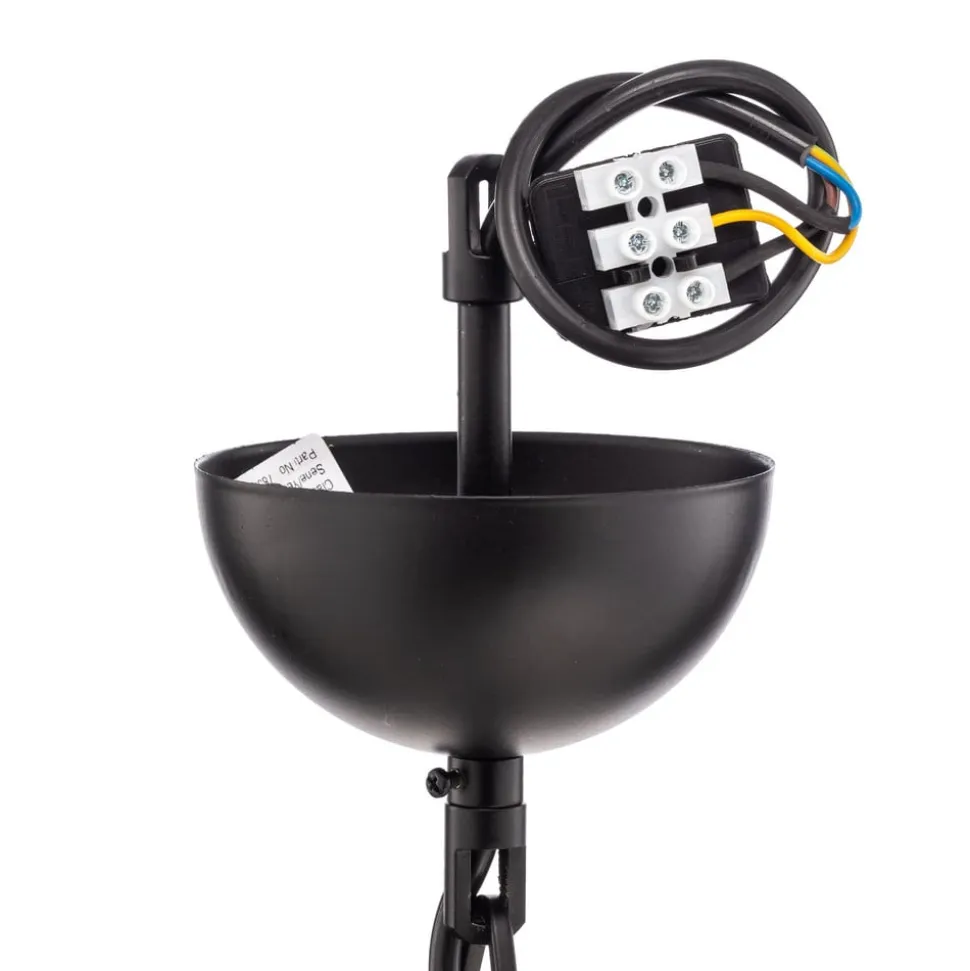 Lysekrone AV-7002-1876-6BSY med glasskærme