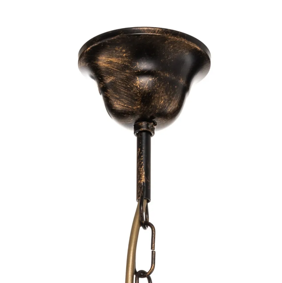 Lysekrone Collana metal 6 lyskilder bronze