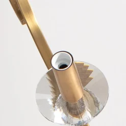 Lysekrone Elizabeth 105x55 cm metal/glas 8flg. antik guld