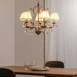 Lysekrone Karen 5 lyskilder bronze
