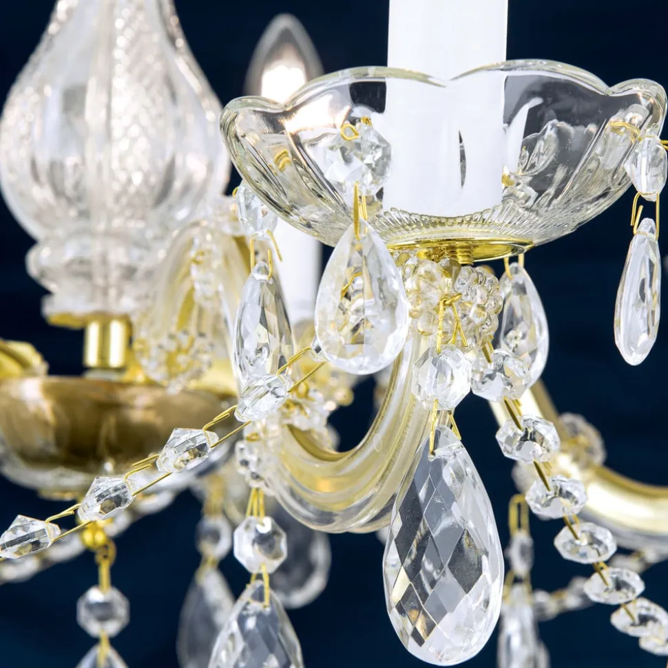 Lysekrone Marie Claire krystalglas 5 lyskilder