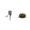 Lyskæde Suno, sort, solcelle, USB, 300 lamper, IP44