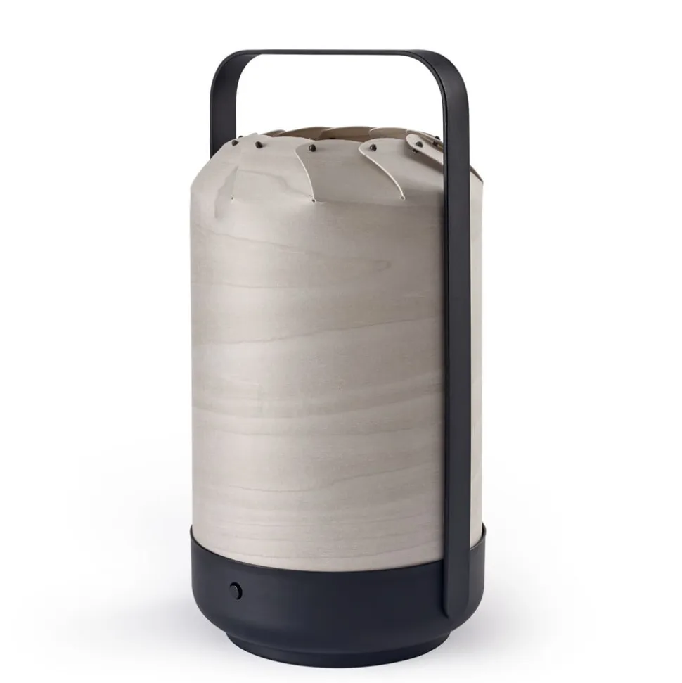LZF Mini Chou LED-bordlampe, batteri, grå