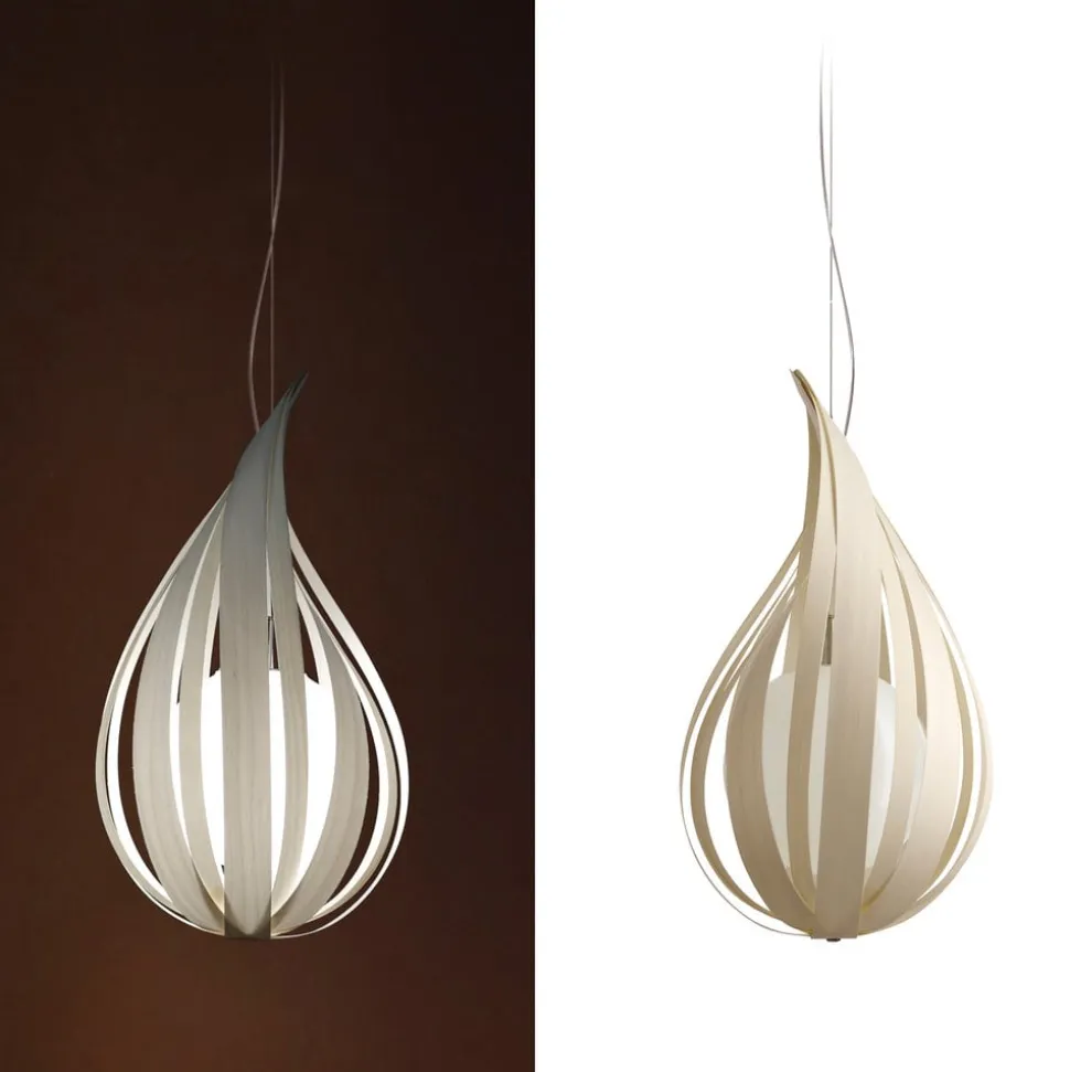 LZF Raindrop mini pendellampe, elfenben