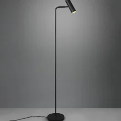 Marley gulvlampe, sort, højde 151 cm, metal
