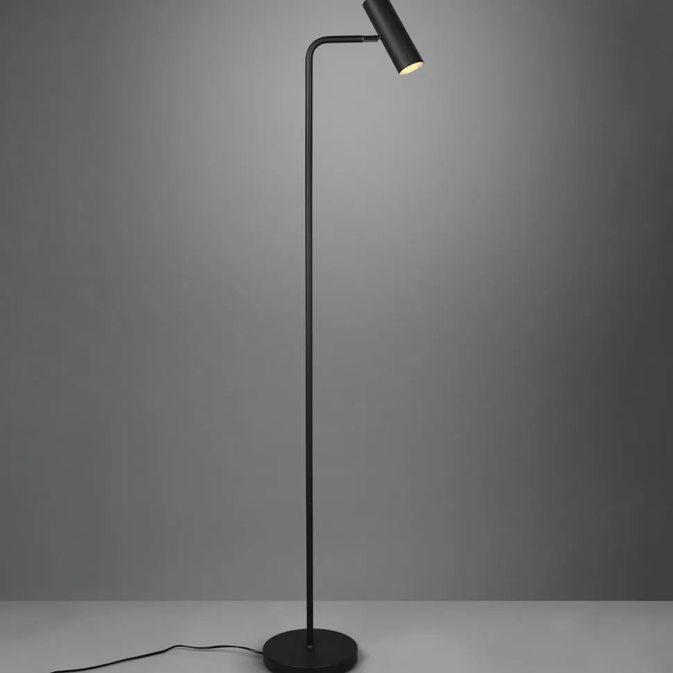 Marley gulvlampe, sort, højde 151 cm, metal