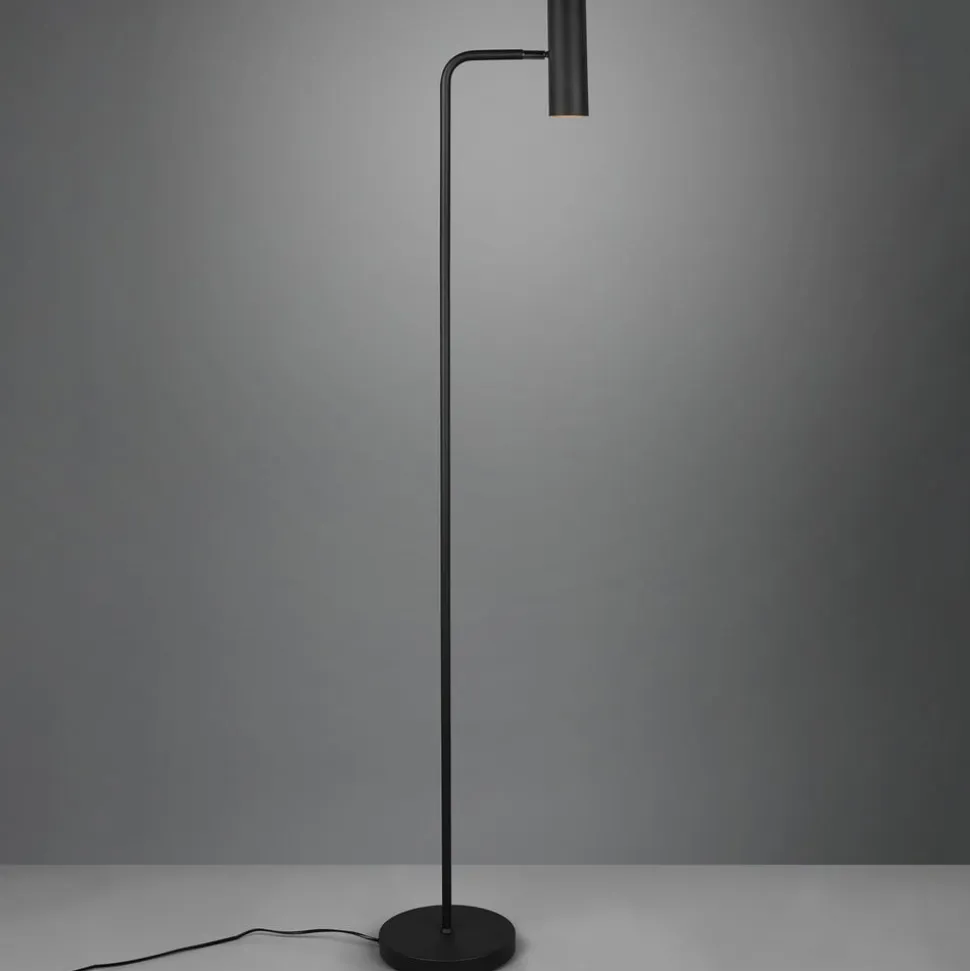 Marley gulvlampe, sort, højde 151 cm, metal