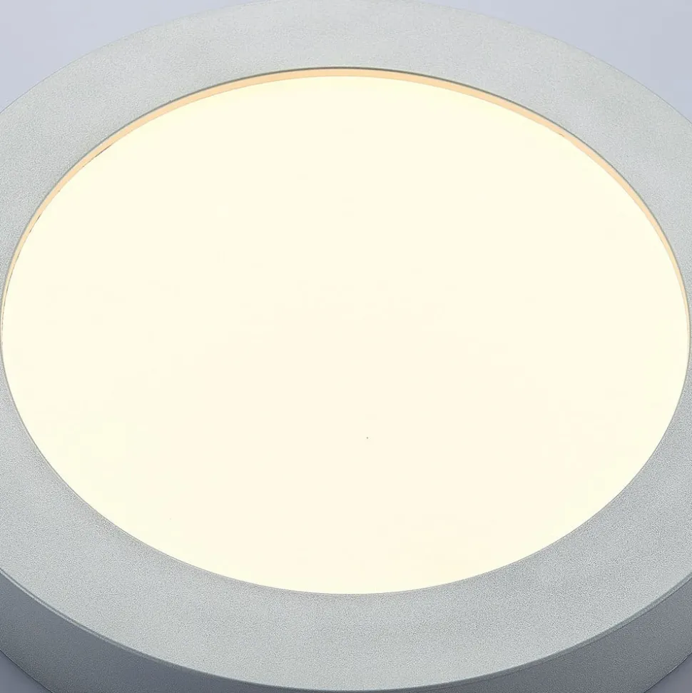 Marlo LED-loftlampe sølv 3000K rund 25,2cm