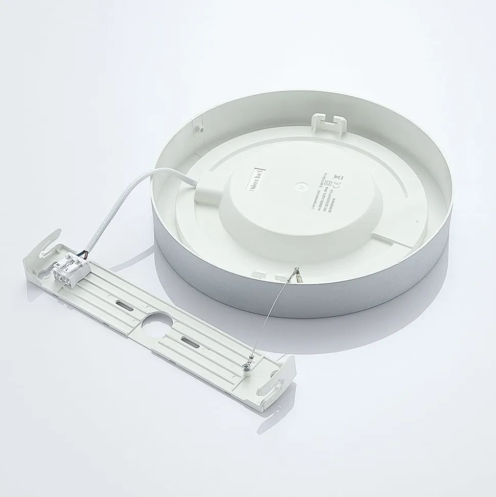 Marlo LED-loftlampe sølv 3000K rund 25,2cm
