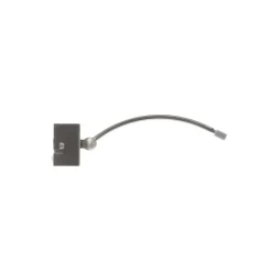 Matisse LED-væglampe, bredde 34 cm, sølv