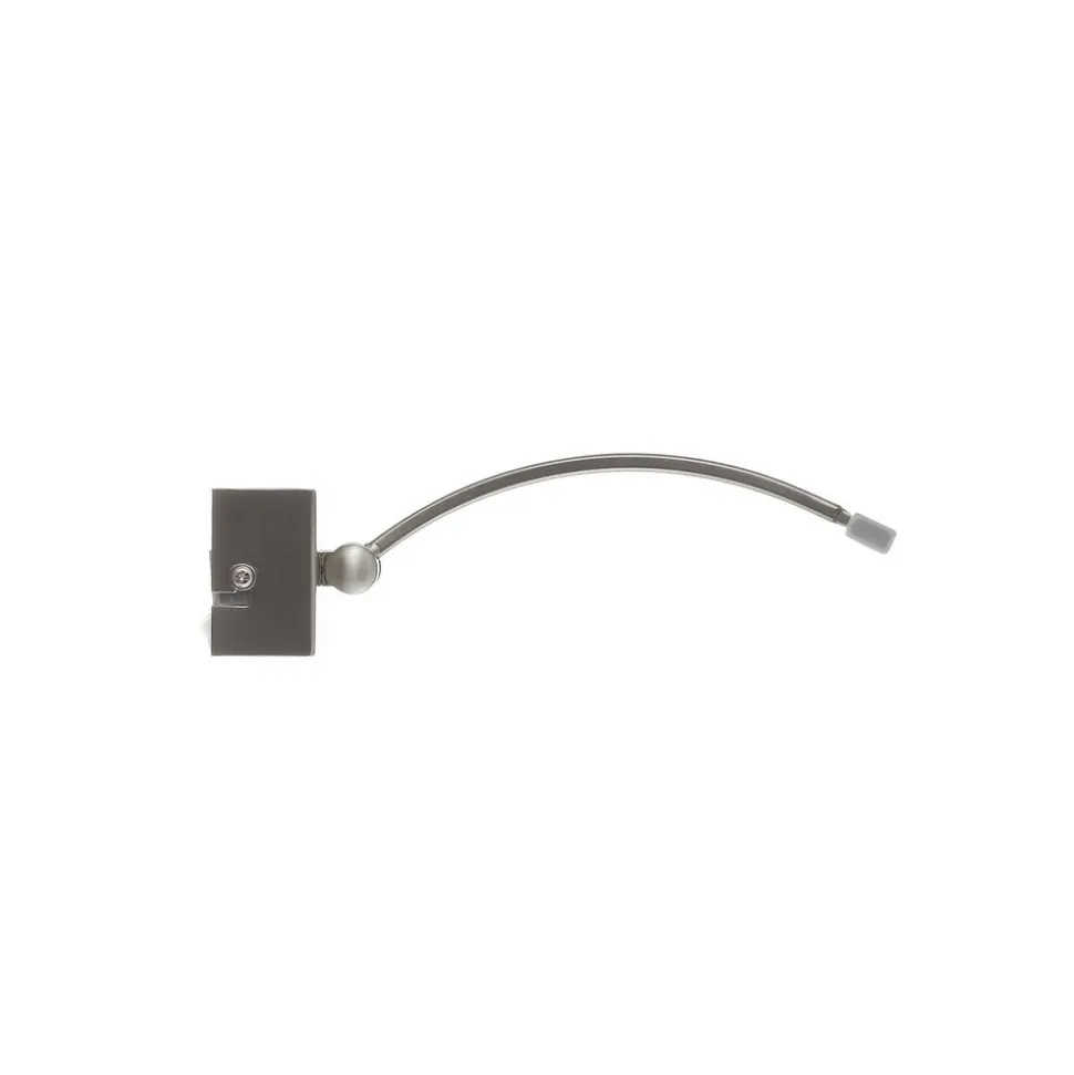Matisse LED-væglampe, bredde 34 cm, sølv