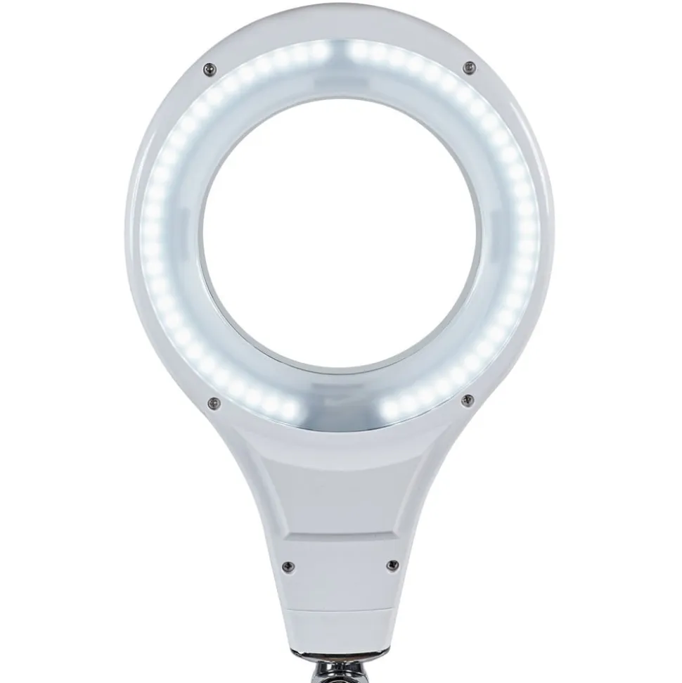 MAULmakro LED arbejdslampe, hvid, 46 cm, stativ