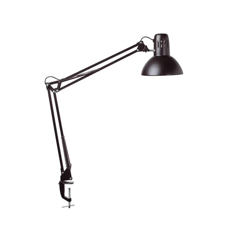 MAULstudy klemmelampe, sort, højde 44 cm, metal