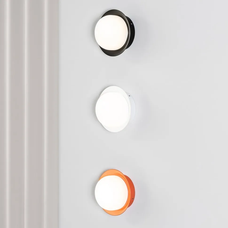 May LED-væglampe, IP44, sort
